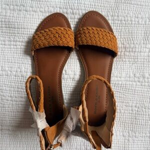 Rock & Candy Women's Tan Braided Sandals